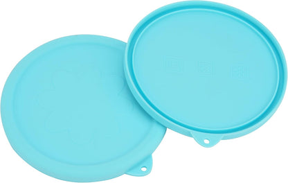 Silicone Lids for Pyrex Sculpted Glass Mixing Bowls - Assorted Sizes Fit with 7401-S 3-cup, 7402-S 6-cup, 7403-S 10-cup, & 7404-S 4.5-Quart, Dishwasher & Microwave Safe (Lids Only)