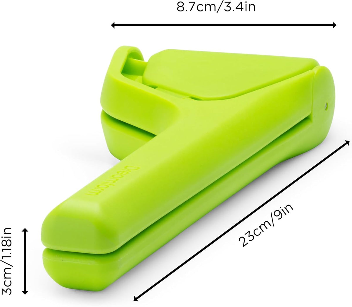 Fluicer Fold-Flat Citrus Juicer - Lemon Easy, manual fresh lemon juice squeezer with pip catcher, suits lemons and limes, compact storage, 10"