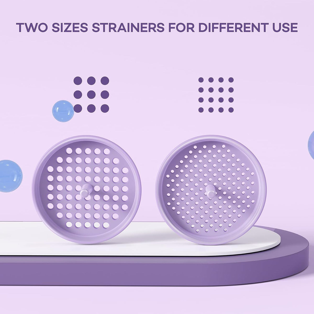 Wide Mouth Funnel for Kitchen Use for Filling Bottles with Bags | Food Grade Plastic, BPA Free, 5 Sizes Mouth, 2 Strainers, Rotating Screw Design, Easy to Clean, Dishwasher Safe