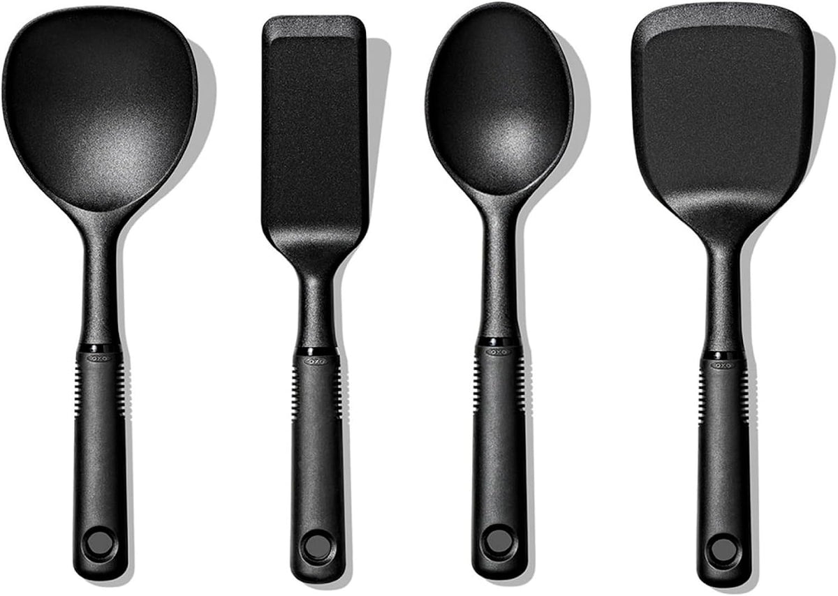 Good Grips 4-Piece Nylon Mini Utensil Set For Small Batch Cooking