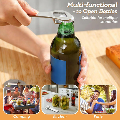 2 Pack Jar Opener, Stainless Steel Jar Lid Opener for Weak Hand and Seniors