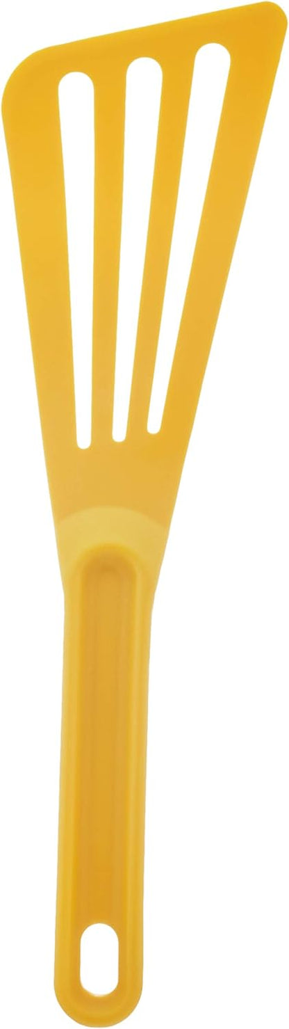 Hell's Tools Hi-Heat Slotted Spatula, 12 Inch x 3.5 Inch, Green