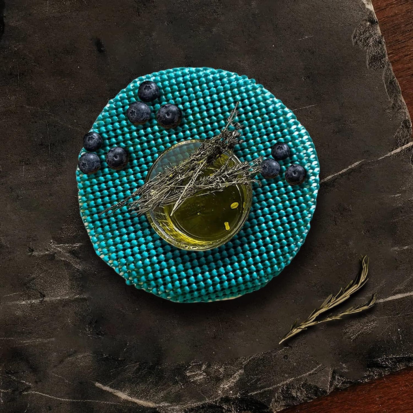 Jar Opener (4 PCS) - Rubber Jar Gripper for Weak Hands - Bottle Opener for Arthritic Hands - Jar Opener Gripper Pad - Lid Opener Non Tear - Coaster - Trivet, Green