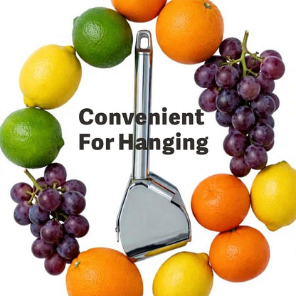 Lemon Squeezer, Stainless Steel Manual Citrus Squeezer, Silver
