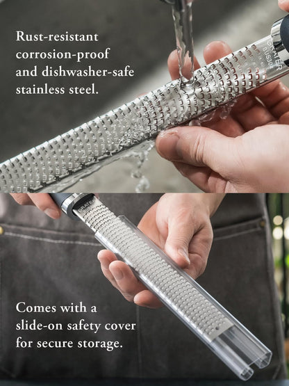 Grater, Lemon Zester Cheese Grater, Cheese Shavings, Parme Cheese, Ginger, Garlic, Zester Grater (black)