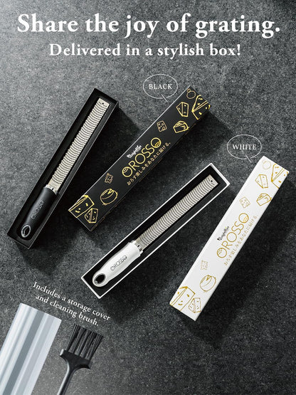 Grater, Lemon Zester Cheese Grater, Cheese Shavings, Parme Cheese, Ginger, Garlic, Zester Grater (black)