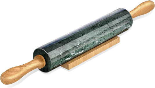 Marble Rolling Pin, Non-Stick Stone Dough Roller, Rolling Pin for Baking,Pasta, Dumpling, Ravioli, Fondant,Pie Crust, Kitchen Baking Pastry Tools