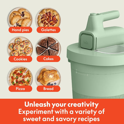 3.5 Qt Hand & Stand Mixer, 2 in 1 Electric Mixer with Bowl, Oatmilk