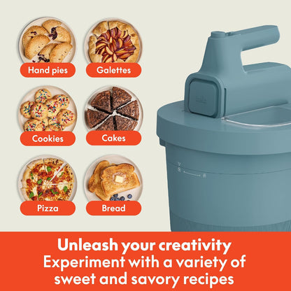 3.5 Qt Hand & Stand Mixer, 2 in 1 Electric Mixer with Bowl, Oatmilk