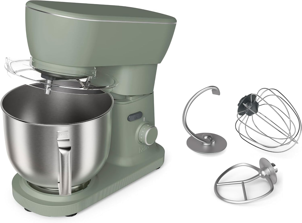3.5 Qt Hand & Stand Mixer, 2 in 1 Electric Mixer with Bowl, Oatmilk