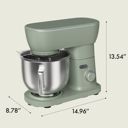 3.5 Qt Hand & Stand Mixer, 2 in 1 Electric Mixer with Bowl, Oatmilk