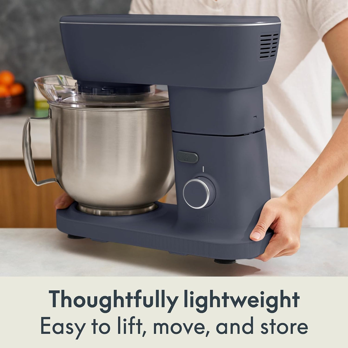 3.5 Qt Hand & Stand Mixer, 2 in 1 Electric Mixer with Bowl, Oatmilk