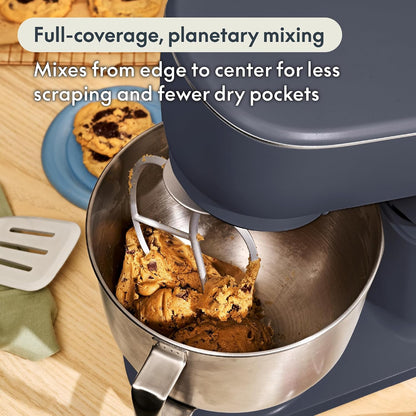 3.5 Qt Hand & Stand Mixer, 2 in 1 Electric Mixer with Bowl, Oatmilk