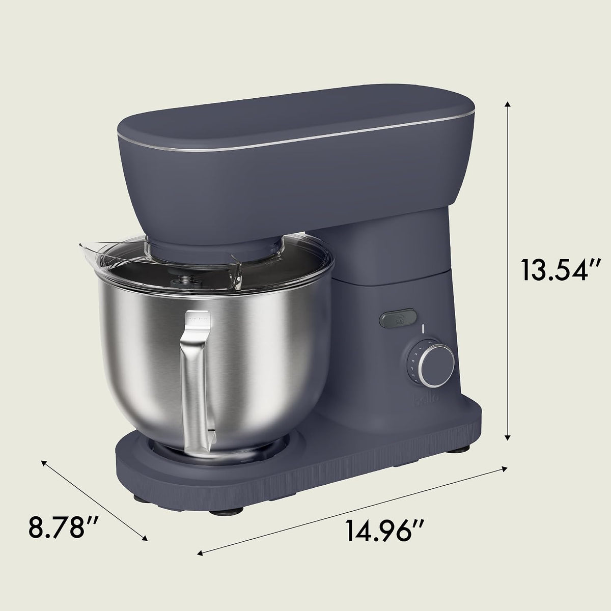 3.5 Qt Hand & Stand Mixer, 2 in 1 Electric Mixer with Bowl, Oatmilk