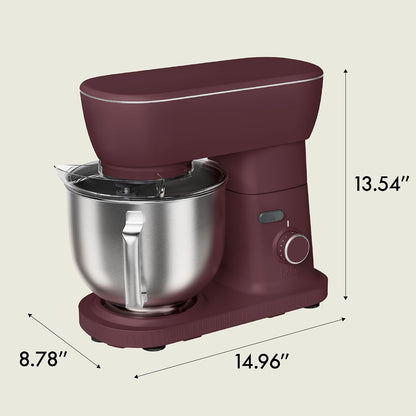 3.5 Qt Hand & Stand Mixer, 2 in 1 Electric Mixer with Bowl, Oatmilk