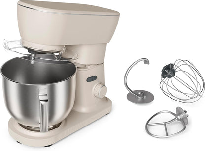 3.5 Qt Hand & Stand Mixer, 2 in 1 Electric Mixer with Bowl, Oatmilk