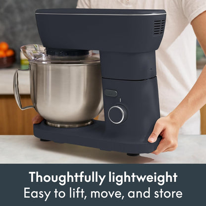 3.5 Qt Hand & Stand Mixer, 2 in 1 Electric Mixer with Bowl, Oatmilk