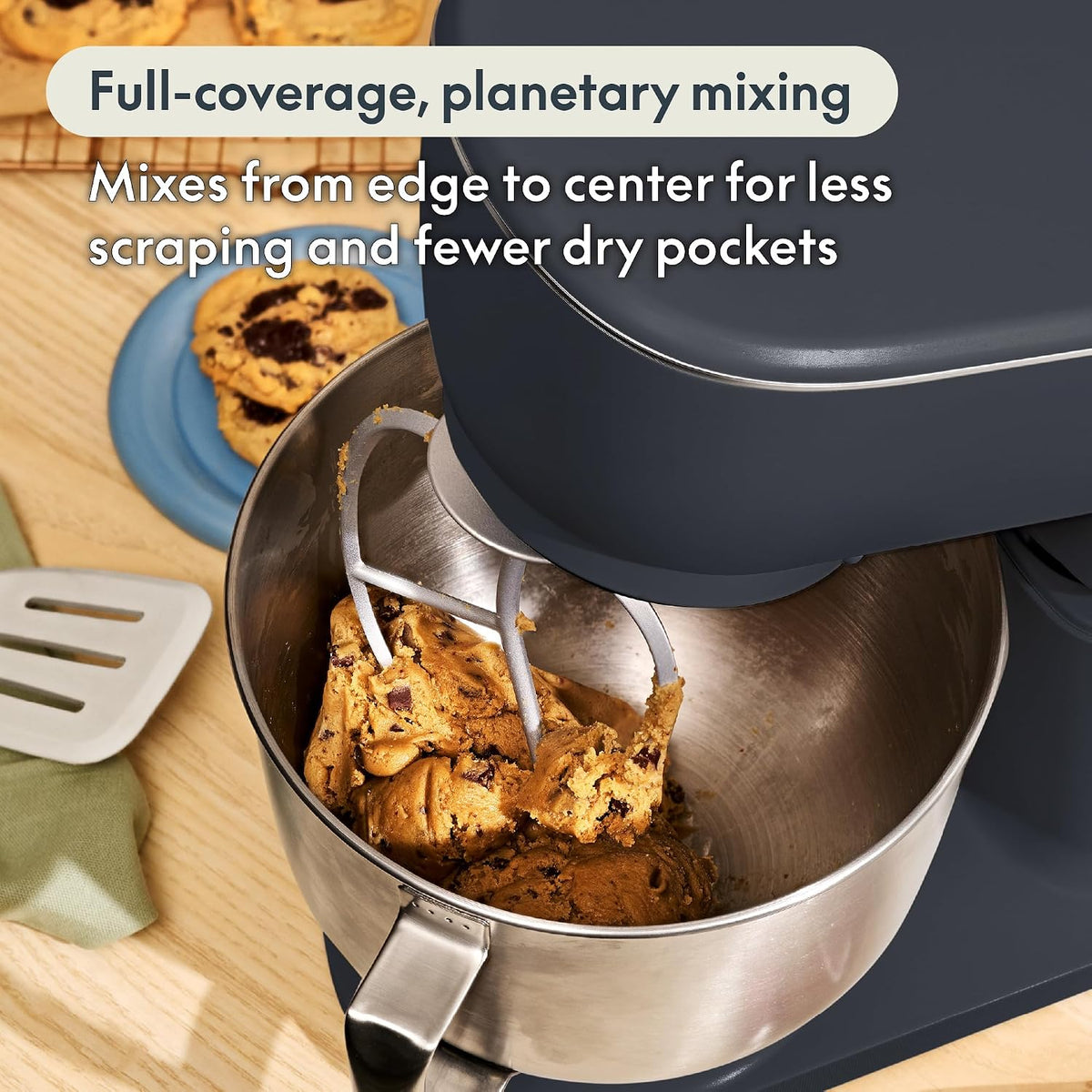 3.5 Qt Hand & Stand Mixer, 2 in 1 Electric Mixer with Bowl, Oatmilk