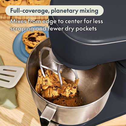 3.5 Qt Hand & Stand Mixer, 2 in 1 Electric Mixer with Bowl, Oatmilk