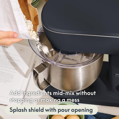3.5 Qt Hand & Stand Mixer, 2 in 1 Electric Mixer with Bowl, Oatmilk