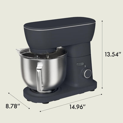 3.5 Qt Hand & Stand Mixer, 2 in 1 Electric Mixer with Bowl, Oatmilk