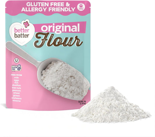 Original Blend Multipurpose Gluten Free Flour 2.5lb – Certified GFCO, Vegan, Kosher, Non-GMO – Top 9 Allergen Free, Award Winning Cup-for-Cup Baking Alternative to Regular Wheat Flour