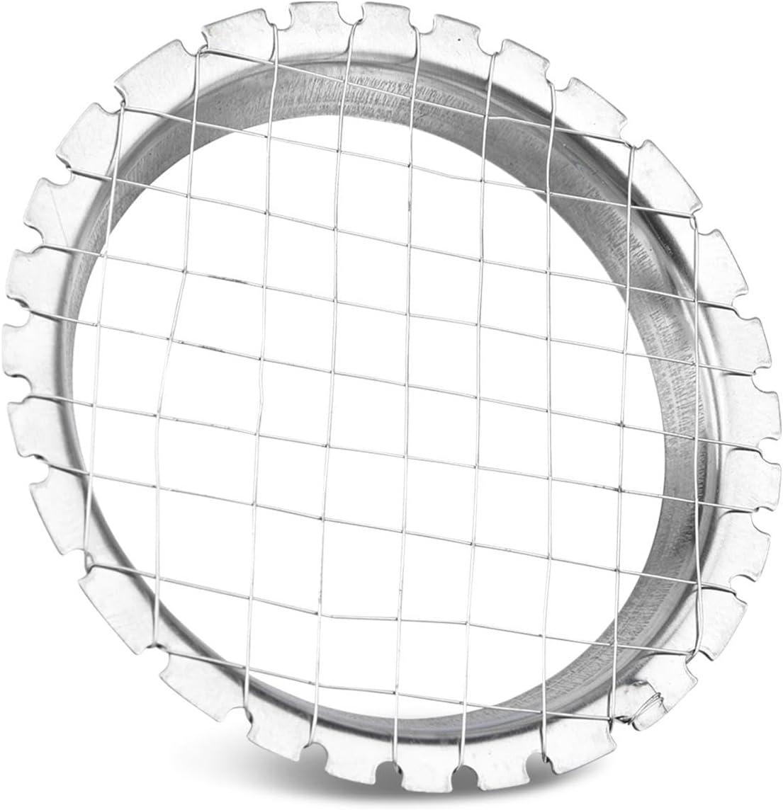 Stainless Steel Egg Chopper Hard Boiled Wire Egg Slicer, 3.5inch Fruit Salads Cuter Small Potato Cutter Hard Boiled Egg Slicers Fruit Cube Handheld for Restaurant Kitchen(as shown)