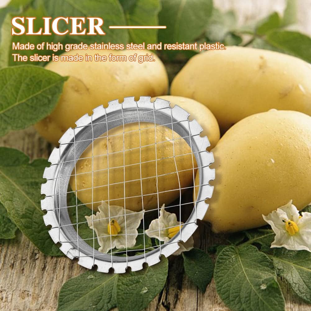 Stainless Steel Egg Chopper Hard Boiled Wire Egg Slicer, 3.5inch Fruit Salads Cuter Small Potato Cutter Hard Boiled Egg Slicers Fruit Cube Handheld for Restaurant Kitchen(as shown)
