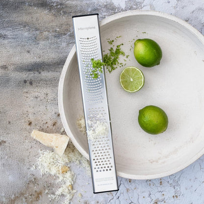 Dual Blade Stainless Steel Zester 2in1 – 30th Anniversary Edition, Dual Function Zesting Ideal for Citrus, Cheese, Chocolate, American-Made Blade, Ergonomic & Dishwasher Safe