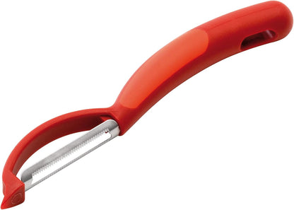 Serrated Piranha “Swivel” Peeler 7.25” Green