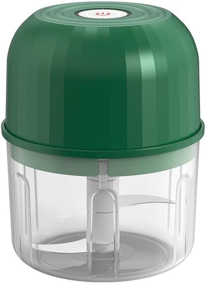 Portable Wireless Food Processor, Mini Electric Garlic Chopper for Vegetables, Nuts, Baby Food, Compact & Rechargeable Kitchen Gadget with Splash-Proof Design