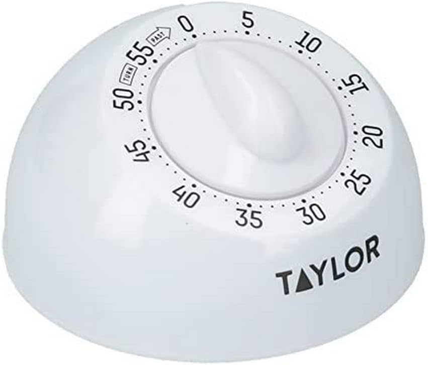 Pro Wind Up Kitchen Timer, Stainless Steel 60-Minutes Mini Cook's Timer, Lightweight Cooking and Baking Portable Countdown Countertop Alarm, Endorsed by Professional Chefs,Grey,9.5 cm