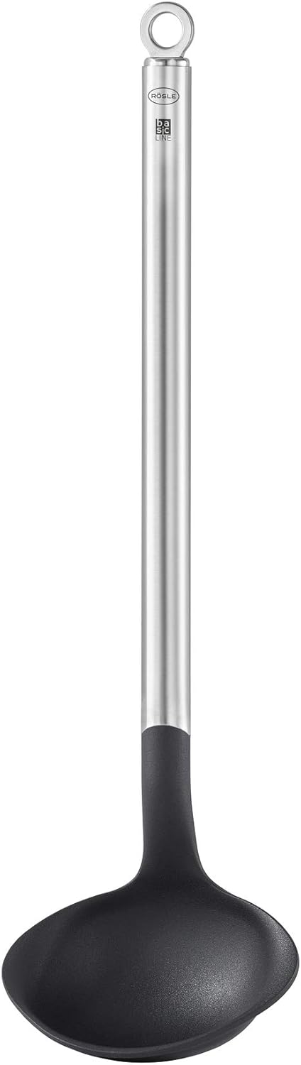 Rösle Basics Line Soup Ladle with 11.5 in. Stainless Steel Handle