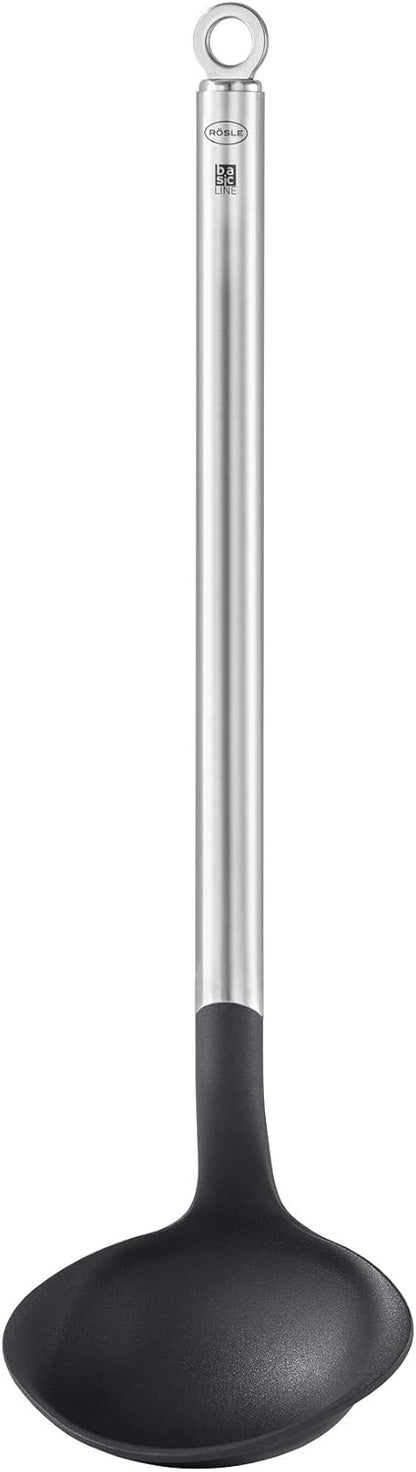Rösle Basics Line Soup Ladle with 11.5 in. Stainless Steel Handle