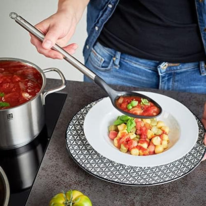 Rösle Basics Line Soup Ladle with 11.5 in. Stainless Steel Handle