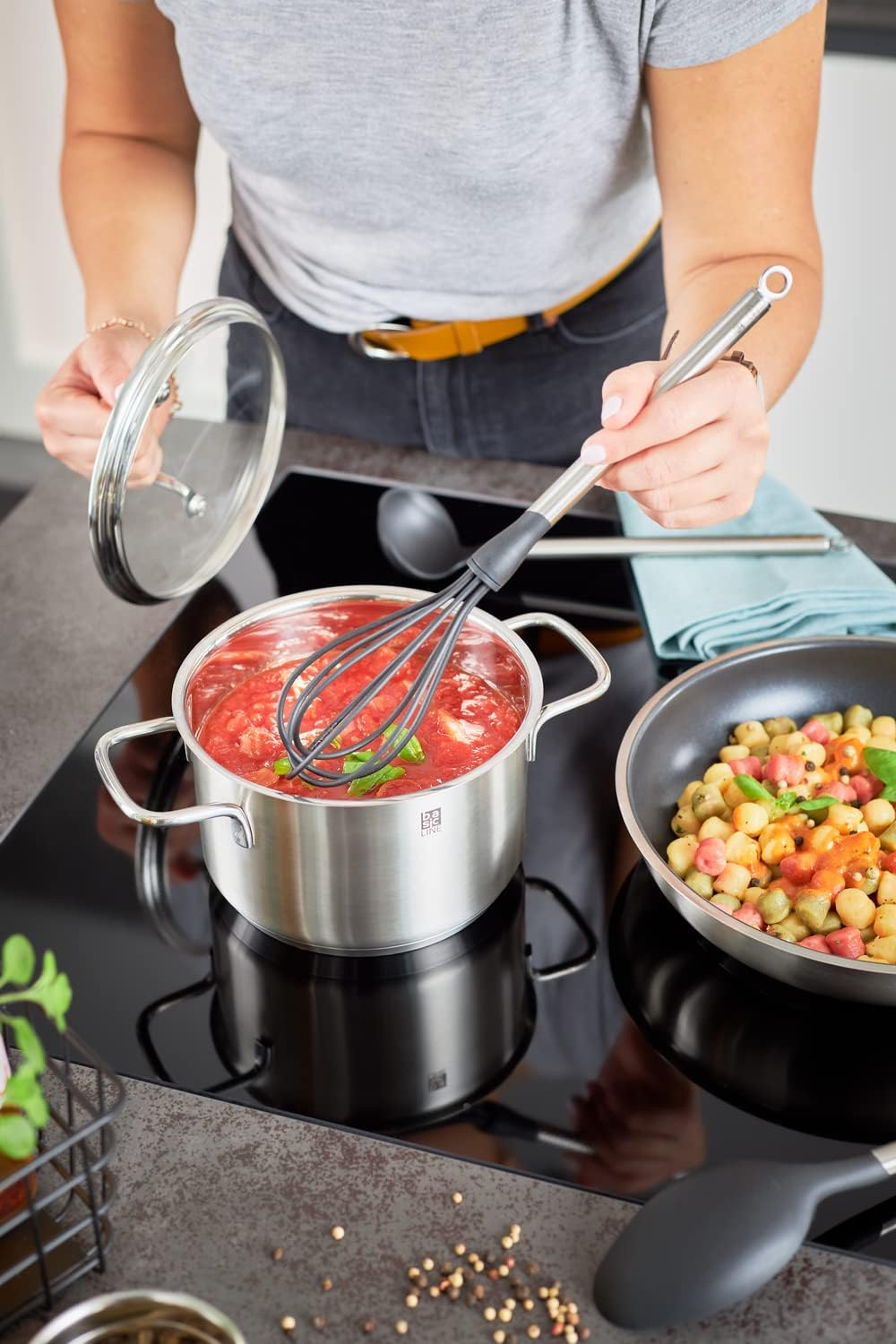 Rösle Basics Line Soup Ladle with 11.5 in. Stainless Steel Handle