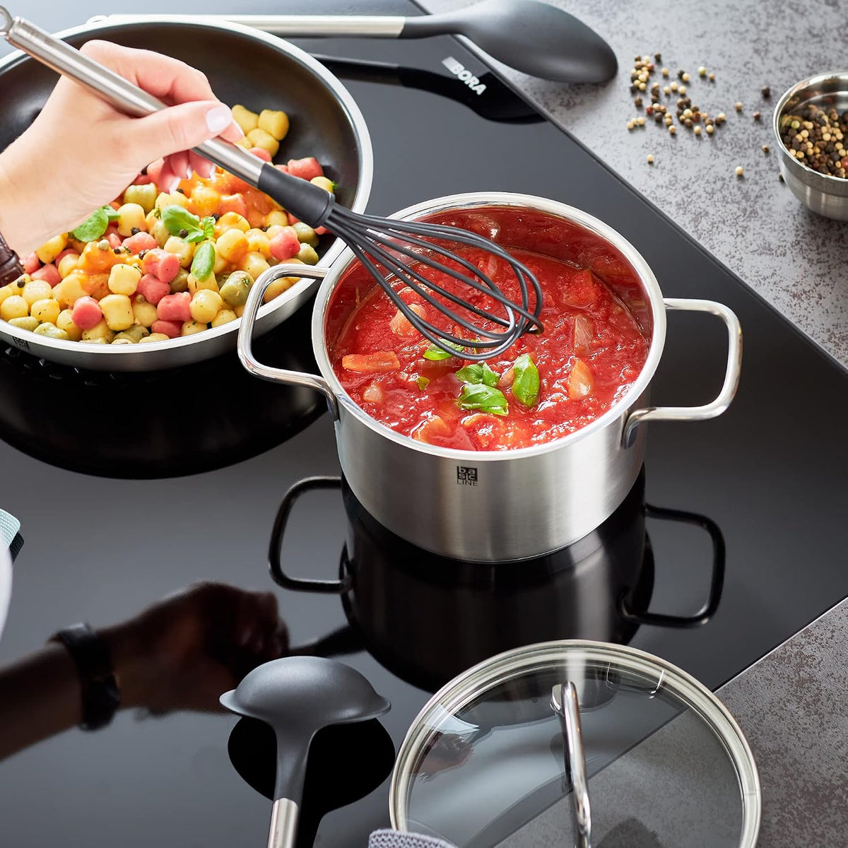 Rösle Basics Line Soup Ladle with 11.5 in. Stainless Steel Handle