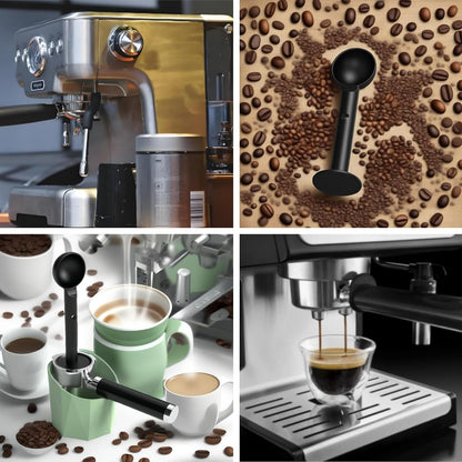 2-In-1 Espresso Coffee Bean Spoon - Replacement for delonghi and Mr Coffee espresso tamper.Tamping Scoop Tamper Tea Tool For Coffee Bean Spoon Coffee Measuring