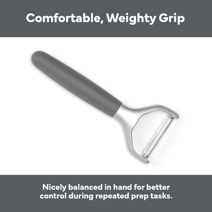 Stainless Steel Vegetable Peeler - Dishwasher Safe Y Peeler - Easy to Use with Potatoes, Cabbage, Carrots, and More - Progessional Grade Kitchen Tool - Black