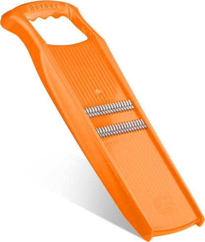 BORNER Roko PowerLine | Vegetable Grater - Quality Made in Germany, Color:Orange