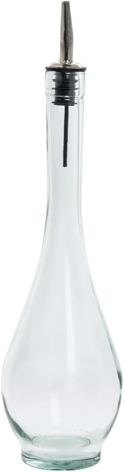 H931 Siena 16 Oz. Green Tint Glass Oil Bottle