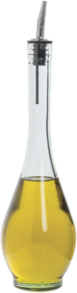 H931 Siena 16 Oz. Green Tint Glass Oil Bottle