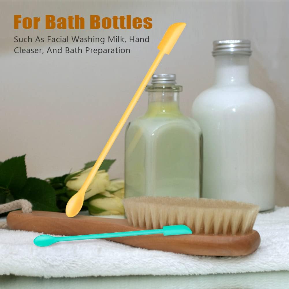 Silicone Spatula Set 3Pcs, Mini Jar Scraper for Makeup & Food | Mini spatulas reach every last drop in jars and bottles, reducing waste for food, cosmetics and personal care products.