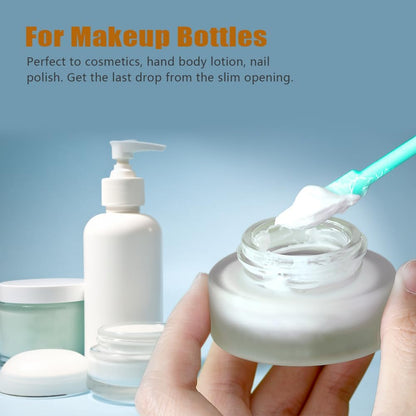 Silicone Spatula Set 3Pcs, Mini Jar Scraper for Makeup & Food | Mini spatulas reach every last drop in jars and bottles, reducing waste for food, cosmetics and personal care products.