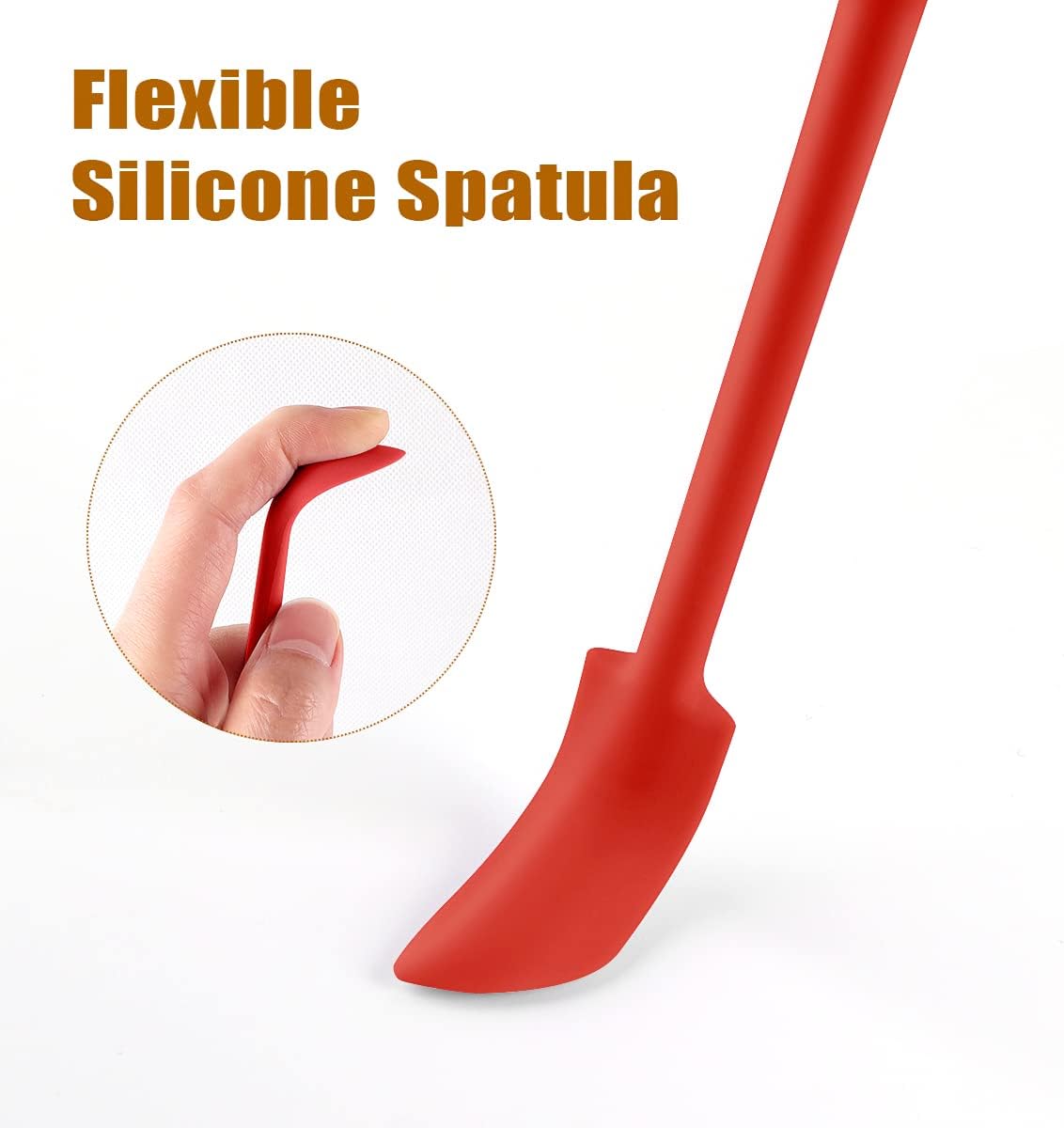 Silicone Spatula Set 3Pcs, Mini Jar Scraper for Makeup & Food | Mini spatulas reach every last drop in jars and bottles, reducing waste for food, cosmetics and personal care products.