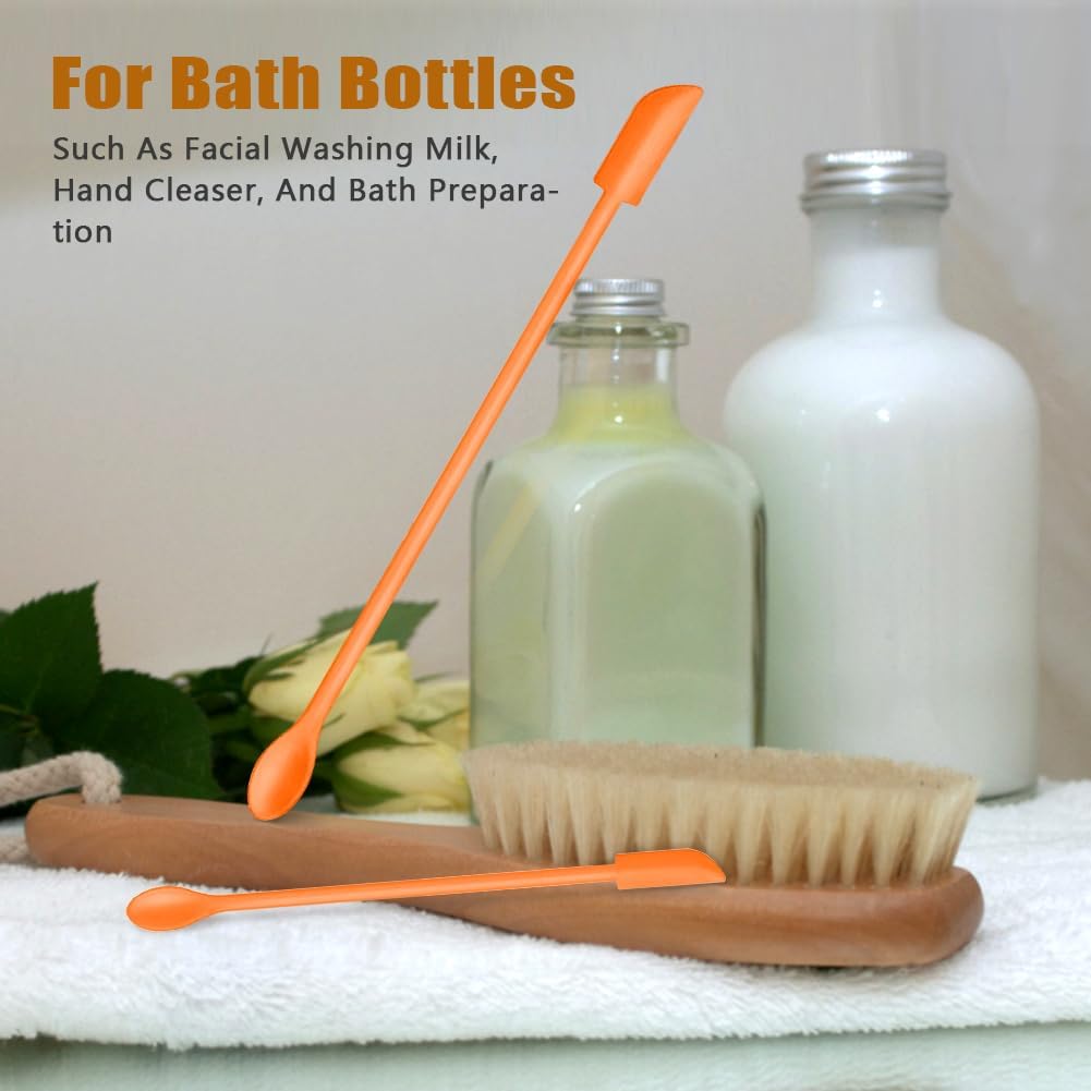 Silicone Spatula Set 3Pcs, Mini Jar Scraper for Makeup & Food | Mini spatulas reach every last drop in jars and bottles, reducing waste for food, cosmetics and personal care products.