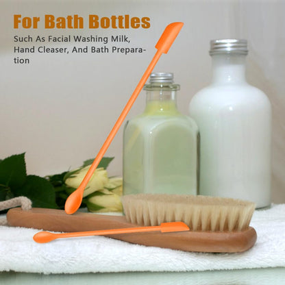 Silicone Spatula Set 3Pcs, Mini Jar Scraper for Makeup & Food | Mini spatulas reach every last drop in jars and bottles, reducing waste for food, cosmetics and personal care products.