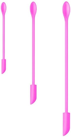 Silicone Spatula Set 3Pcs, Mini Jar Scraper for Makeup & Food | Mini spatulas reach every last drop in jars and bottles, reducing waste for food, cosmetics and personal care products.
