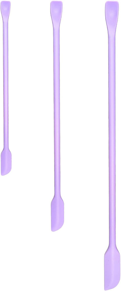 Silicone Spatula Set 3Pcs, Mini Jar Scraper for Makeup & Food | Mini spatulas reach every last drop in jars and bottles, reducing waste for food, cosmetics and personal care products.