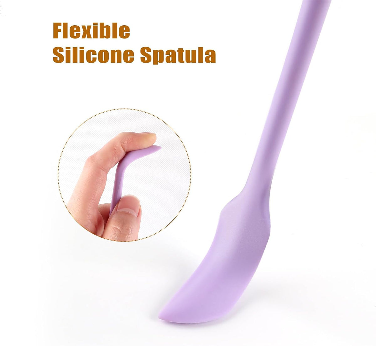 Silicone Spatula Set 3Pcs, Mini Jar Scraper for Makeup & Food | Mini spatulas reach every last drop in jars and bottles, reducing waste for food, cosmetics and personal care products.
